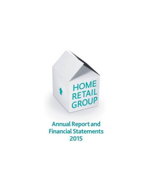 Annual Report and Financial Statements 2015