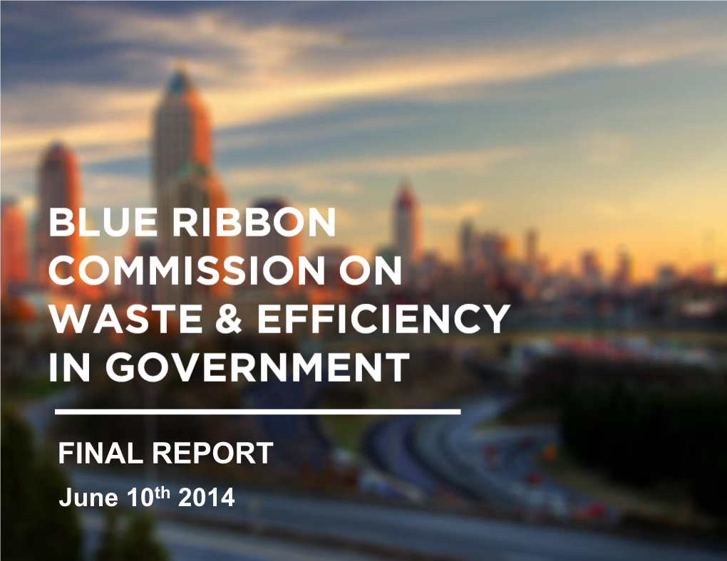 Atlanta Blue Ribbon Efficiency Commission Final Report.Pdf