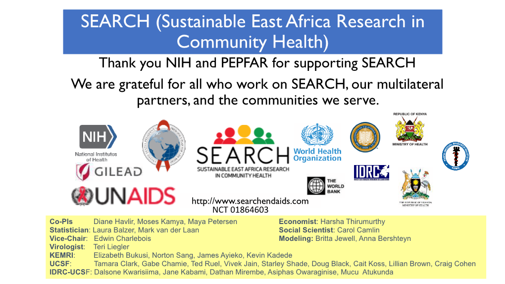 SEARCH (Sustainable East Africa Research in Community Health)