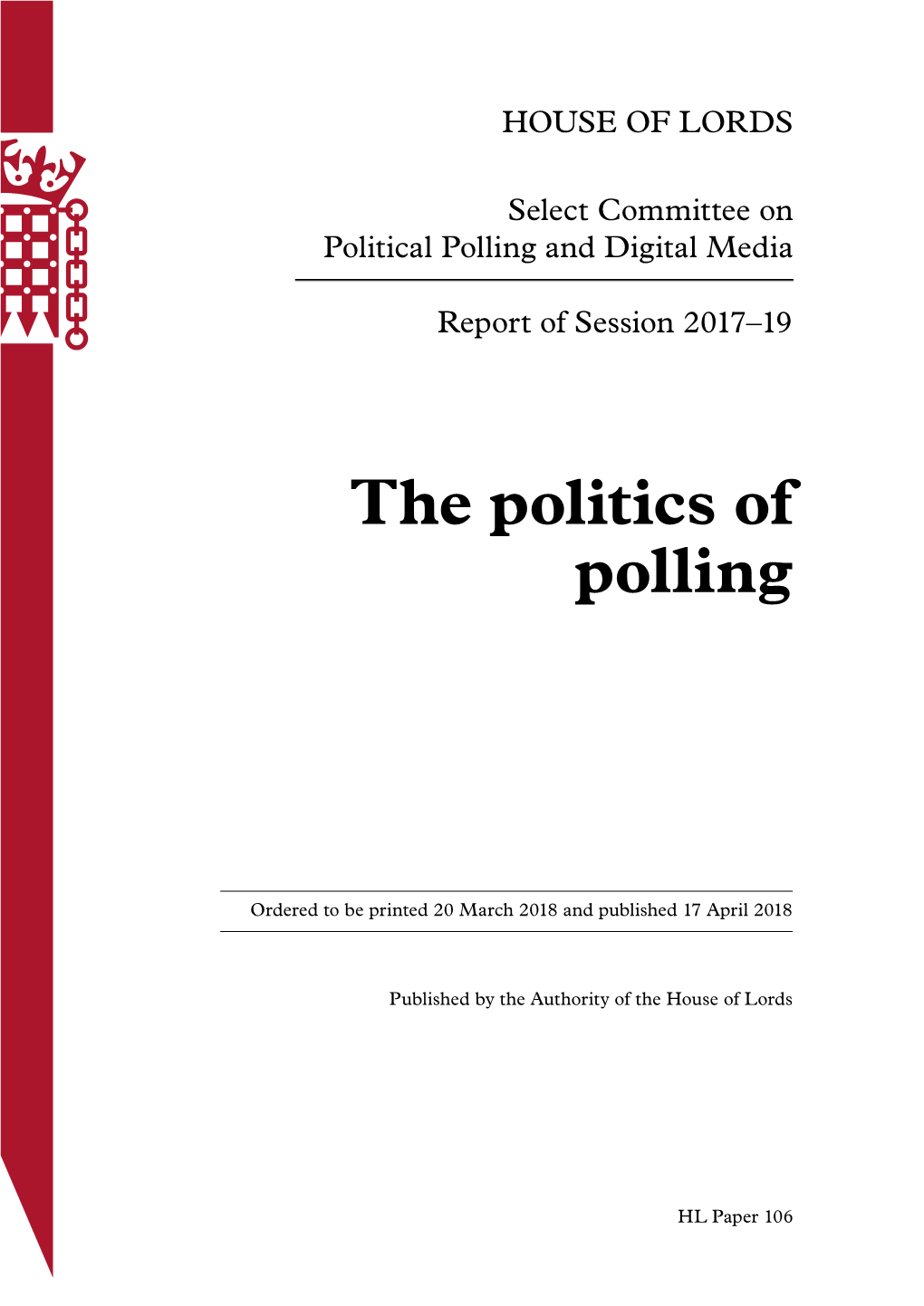 The Politics of Polling