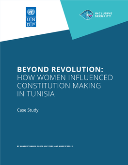 How Women Influenced Constitution Making in Tunisia