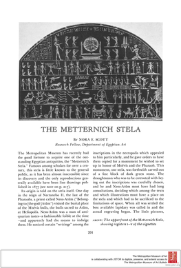 Metternich Stela