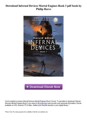 Download Infernal Devices Mortal Engines Book 3 Pdf Ebook by Philip