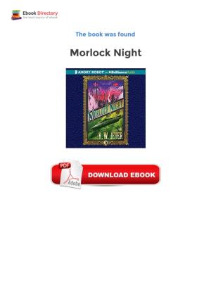 Morlock Night Download Free (EPUB, PDF)