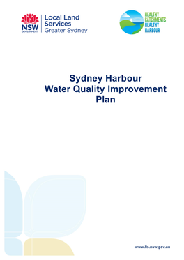 Sydney Harbour Water Quality Improvement Plan