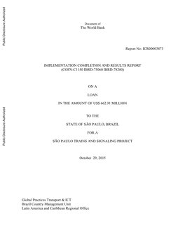 World Bank Document