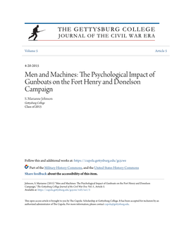 The Psychological Impact of Gunboats on the Fort Henry and Donelson Campaign