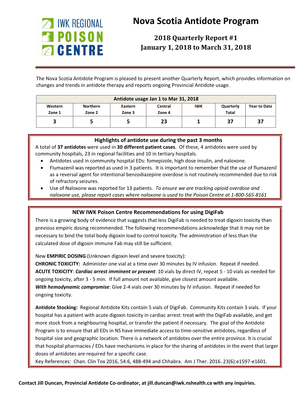 Quarterly Report Mar 2018