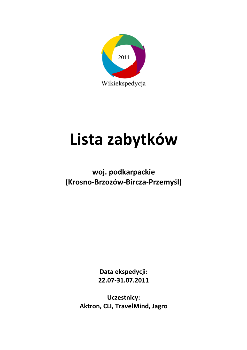 Lista Zabytków Woj. Podkarpackie (Krosno-Brzozów-Bircza-Przemyśl)