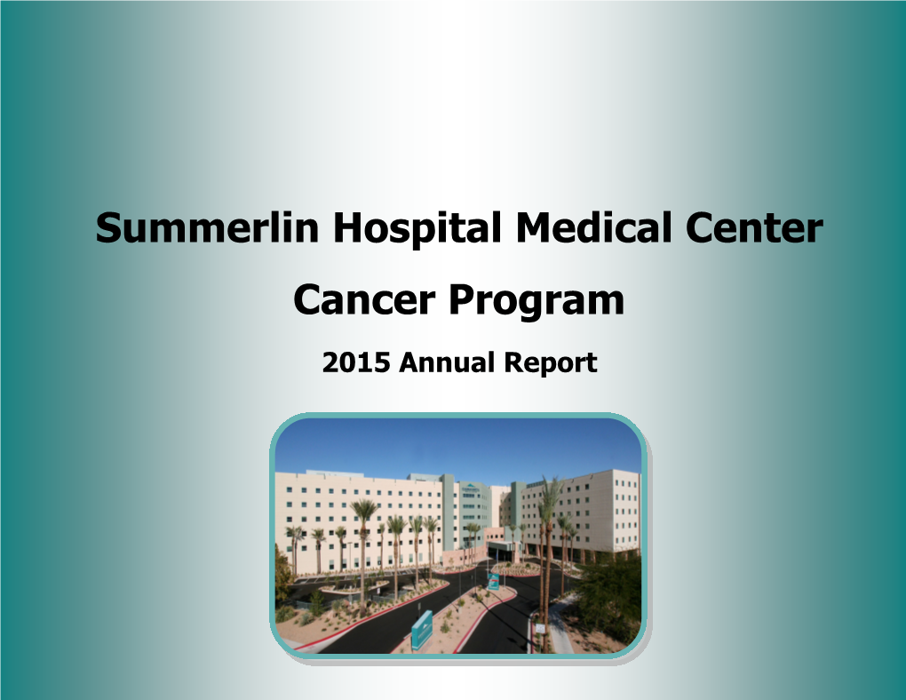 Summerlin Hospital Medical Center Cancer Program