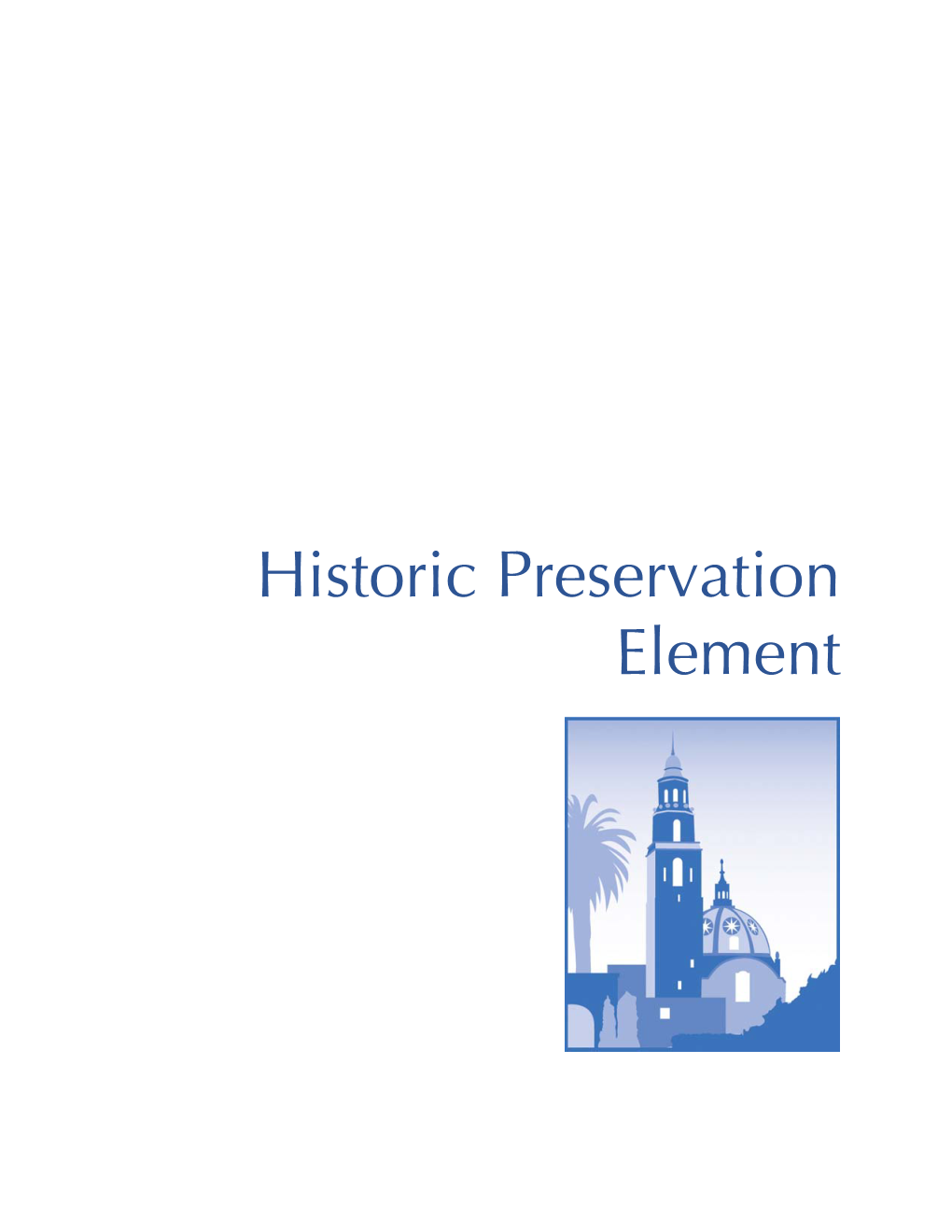 Historic Preservation Element