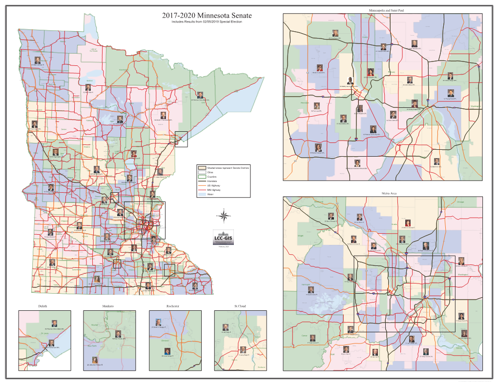 2017-2020 Minnesota Senate Brooklyn Park Maple Grove Includes Results from 02/05/2019 Special Election Mounds View