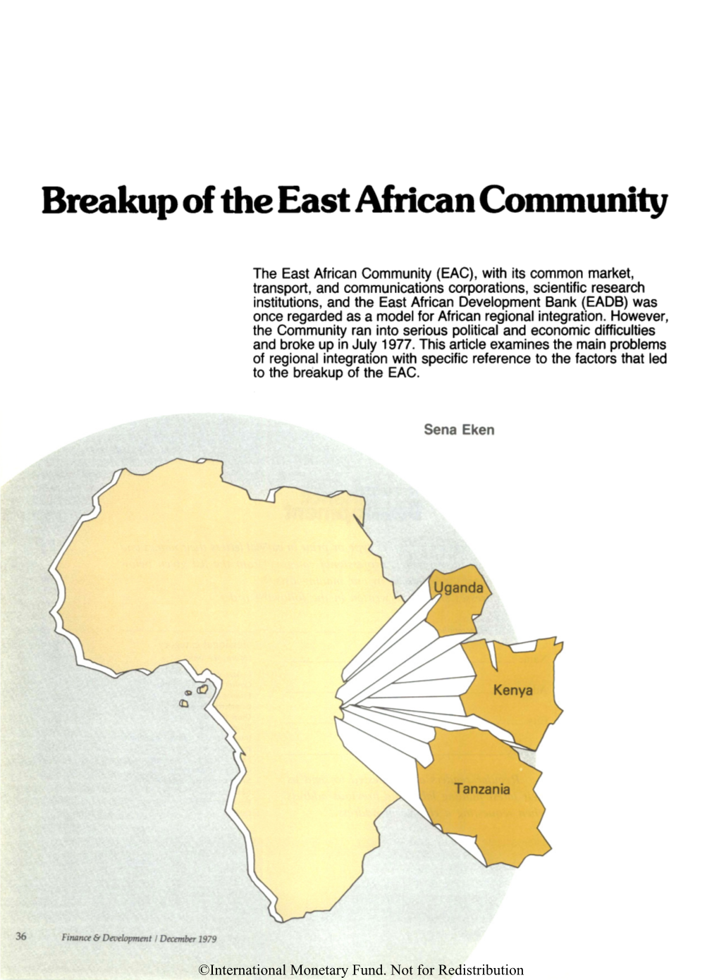 Breakup of the East African Community