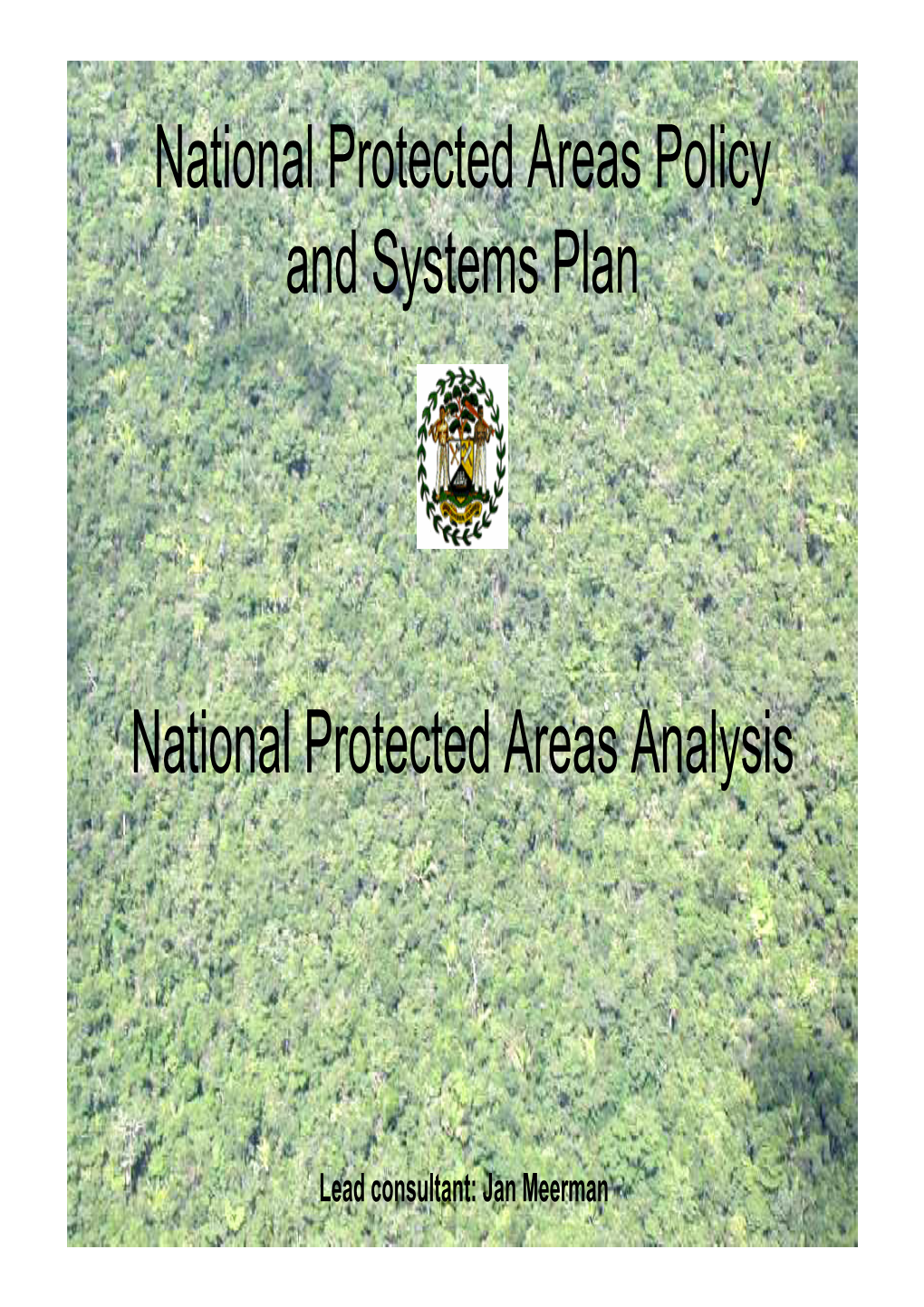 Protected Areas of Belize