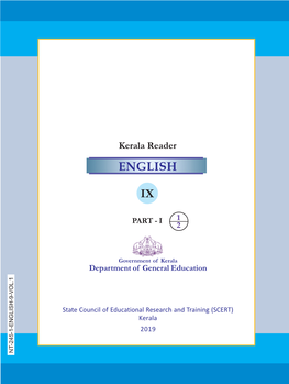 SCERT Kerela Class 9 English Textbook Part 1