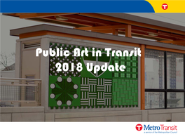 Public Art Program Update