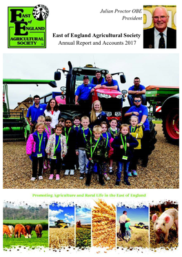 East of England Agricultural Society Annual Report and Accounts 2017