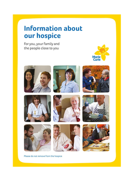 The Marie Curie Hospice, Cardiff and the Vale