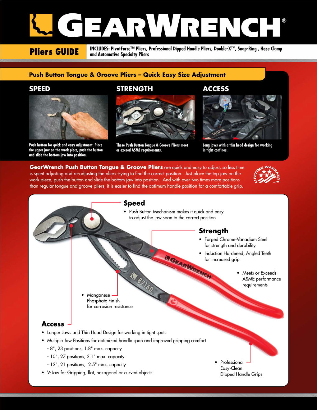 Pliers GUIDE and Automotive Specialty Pliers