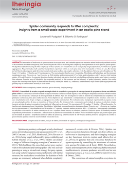 Insights from a Small-Scale Experiment in an Exotic Pine Stand