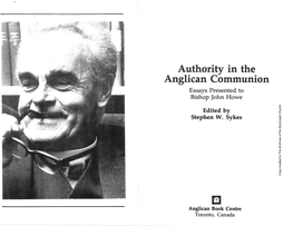 Towards a Theology and Practice of the Bishop-In-Synod (1987)