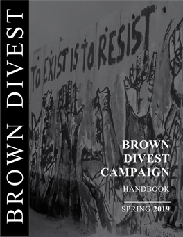 Brown Divest Campaign Handbook