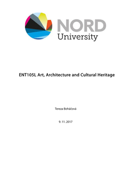 ENT105L Art, Architecture and Cultural Heritage