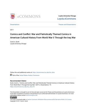 Comics and Conflict: Arw and Patriotically Themed Comics in American Cultural History from World War Ii Through the Iraq War