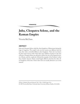 Juba, Cleopatra Selene, and the Roman Empire