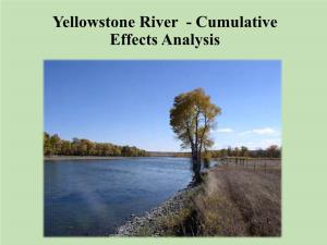 Yellowstone River - Cumulative Effects Analysis