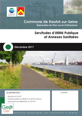 Commune De Hautot-Sur-Seine Elaboration Du Plan Local D’Urbanisme