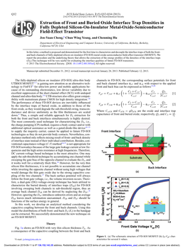 Extraction of Front and Buried Oxide Interface Trap Densities in Fully