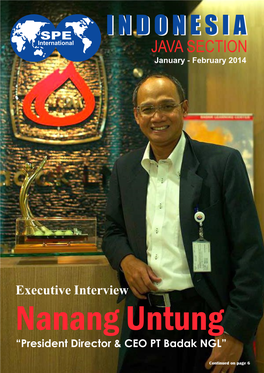 Executive Interview Nanang Untung “President Director & CEO PT Badak NGL”