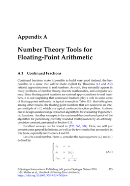 Number Theory Tools for Floating-Point Arithmetic
