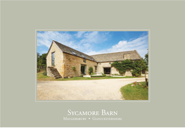 Sycamore Barn Maugersbury • Gloucestershire