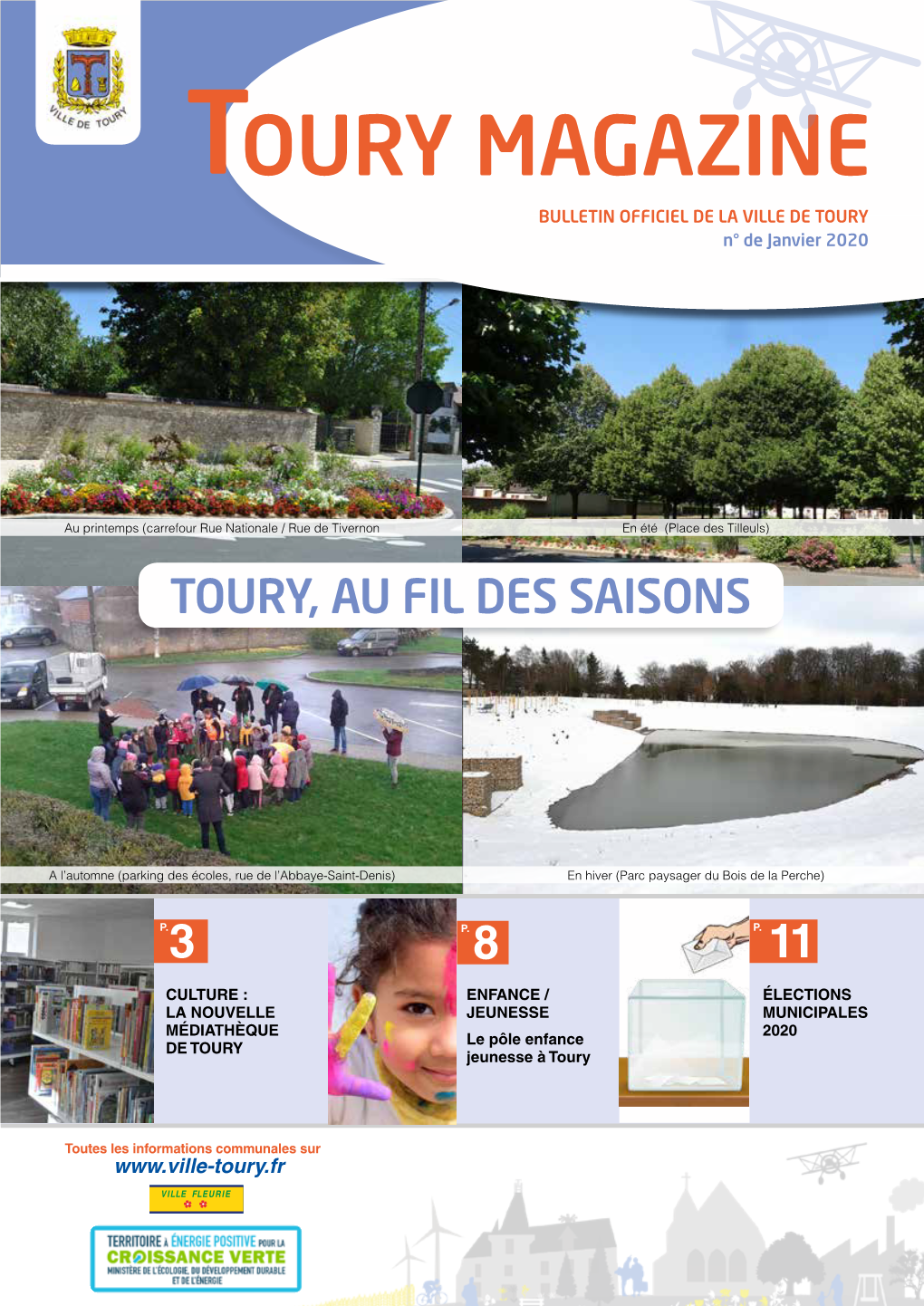 TOURY MAGAZINE BULLETIN OFFICIEL DE LA VILLE DE TOURY N° De Janvier 2020