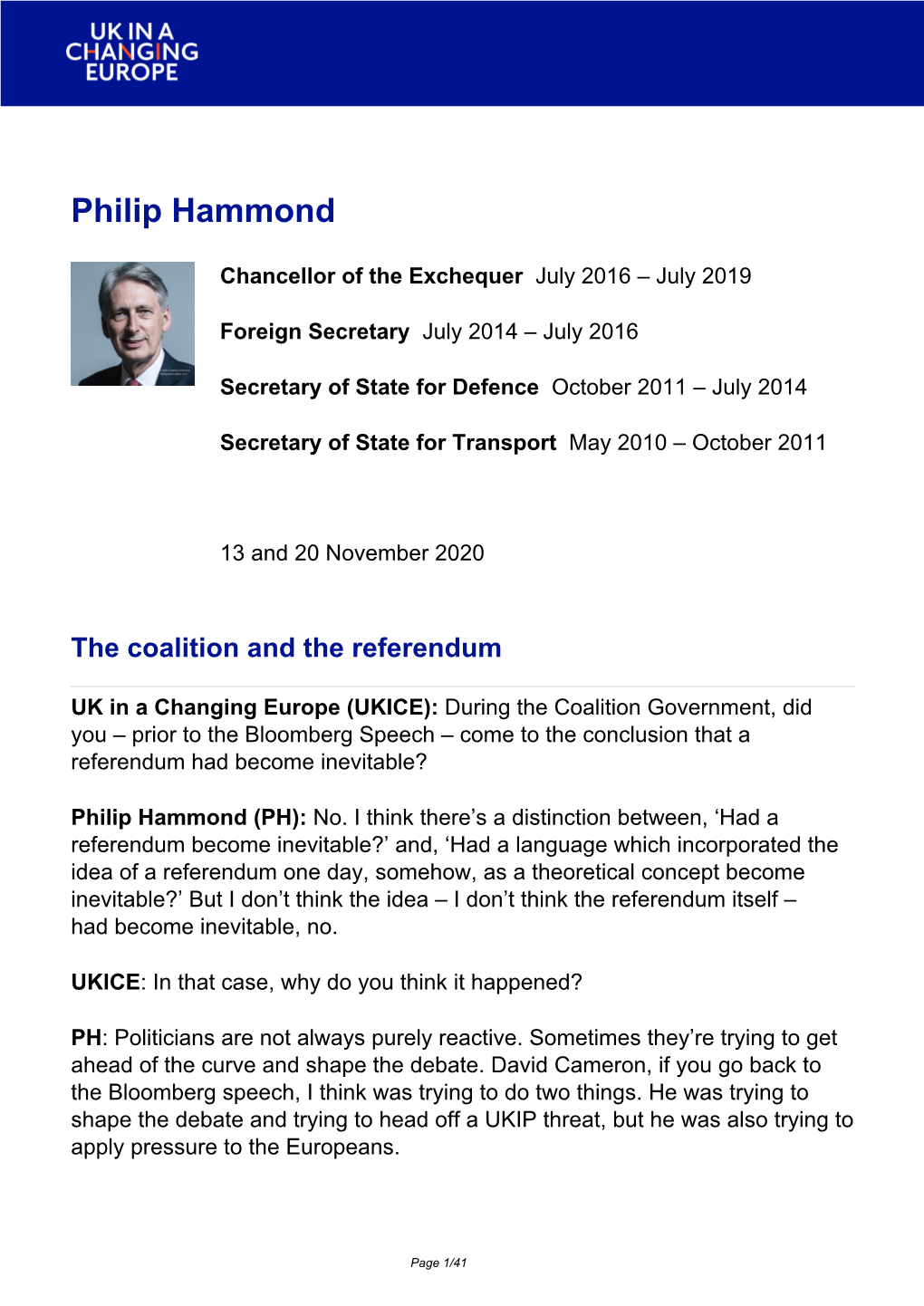 Philip Hammond