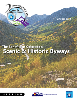 The Benefits of Colorado's Scenic and Historic Byways