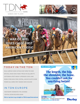 Today in the Tdn in Tdn Europe