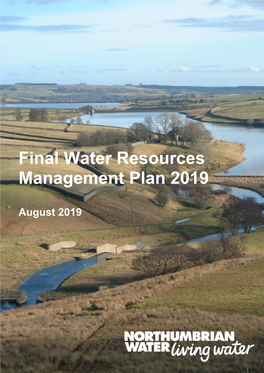 NW Final Water Resources Management Plan