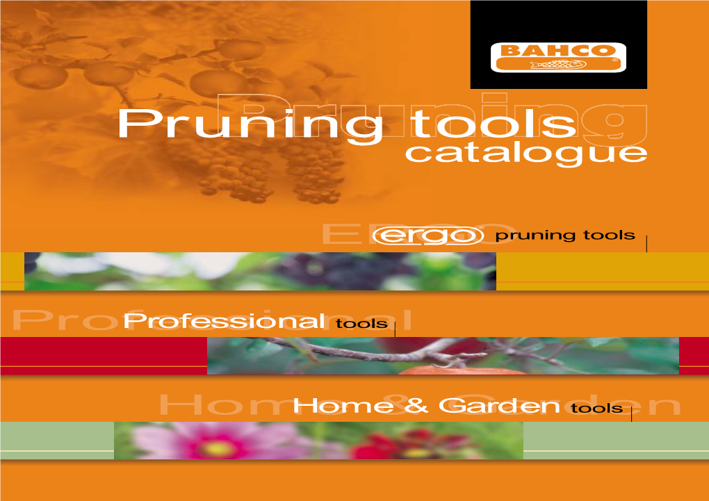 Pruning Tools Catalogue