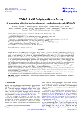 VEGAS: a VST Early-Type Galaxy Survey I