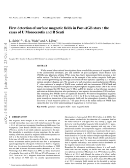 First Detection of Surface Magnetic Fields in Post-AGB Stars: the Cases