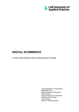 Digital Ecommerce