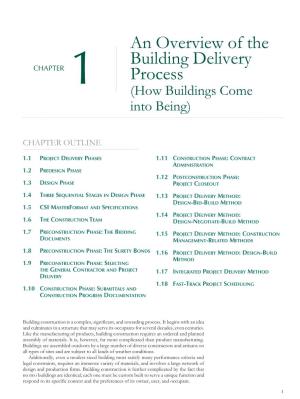 An Overview of the Building Delivery Process