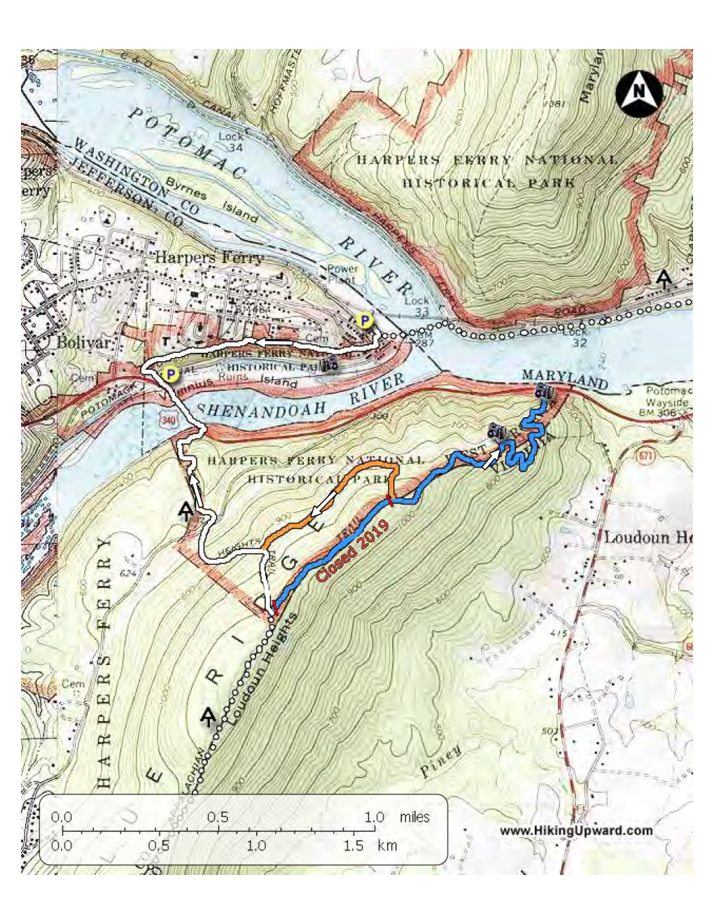 Harpers Ferry/Loudoun Heights - Harpers Ferry, WV