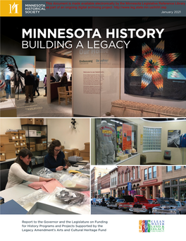 Minnesota History Building a Legacy