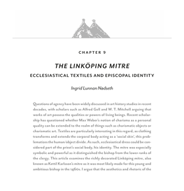 The Linköping Mitre Ecclesiastical Textiles and Episcopal Identity