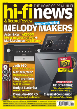 Hi-Fi News & Record Review, November 2014 the ULTIMATE COMES HOME