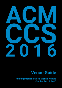 CCS 2016 Venue Guide